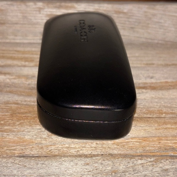Coach New York Eyeglass Hard Clam Shell Case Black - Picture 5 of 10